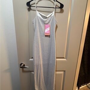 Chic Striped Maxi Dress